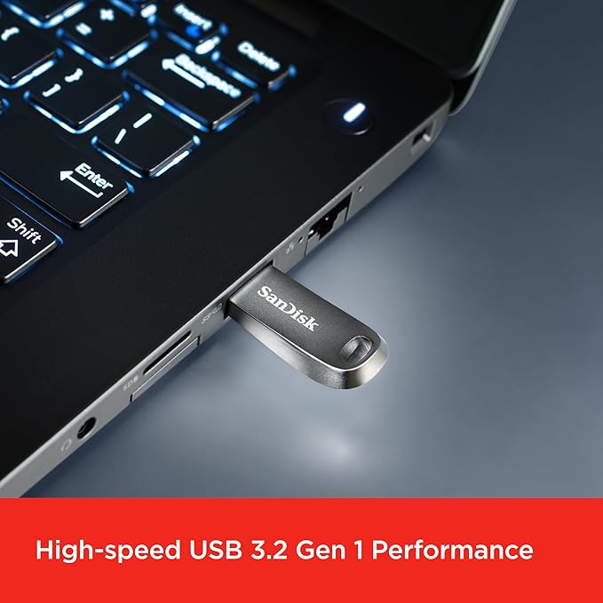 SanDisk Unidad flash USB 3.1 Gen 1 Ultra Luxe de 64 GB