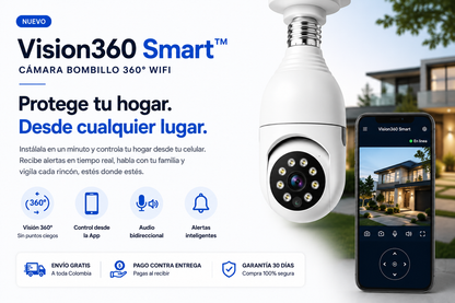 Cámara Bombillo 360 WIFI