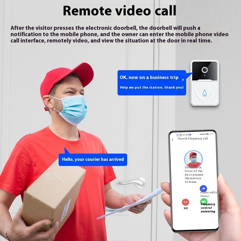 TIMBRE CAMARA WIFI RECARGABLE