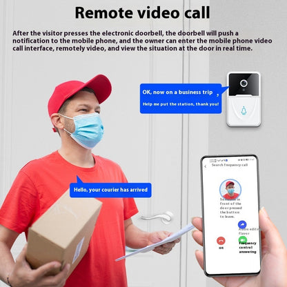 TIMBRE CAMARA WIFI RECARGABLE