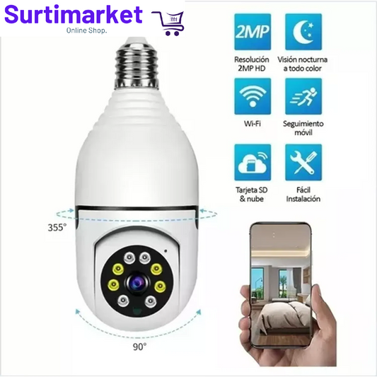 Cámara Bombillo 360 WIFI